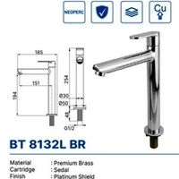 Basin Tap | BASIN TAP DEKKSON BT 8132L BR CP