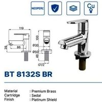 Basin Tap | BASIN TAP DEKKSON BT 8132S BR  CP