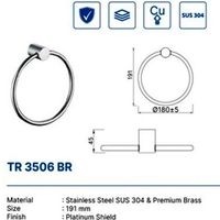 TOWEL RING | TOWEL RING DEKKSON TR 3506 BR  CP