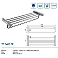 Towel Shelf | TOWEL SHELF DEKKSON TS 5410 BR  CP