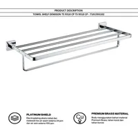 Towel Shelf | TOWEL SHELF DEKKSON TS 9310  CP