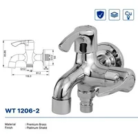 Wall Tap | WALL TAP 2 OUT DEKKSON WT 1206-2  CP