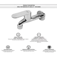 Wall Tap | WALL TAP DEKKSON WT 1820L BR CP