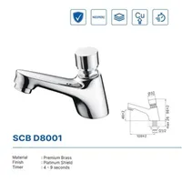 SELF CLOSING BASIN TAP | SELF CLOSING BASIN TAP DEKKSON SCB D8001  CP