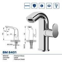 BASIN MIXER | BASIN MIXER DEKKSON BM 8401  CREAM