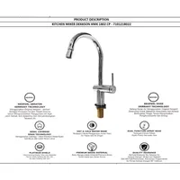 KITCHEN MIXER | KITCHEN MIXER DEKKSON KMX 1802  CP