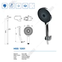 HAND SHOWER | HAND SHOWER SET DEKKSON HSS 1351  CP