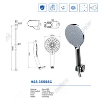 HAND SHOWER | HAND SHOWER SET DEKKSON HSS  3555SC  CP