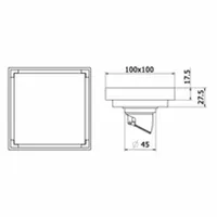 FLOOR DRAIN | FLOOR DRAIN DEKKSON FD 7700 BR  CP