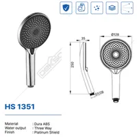 HAND SHOWER | HAND SHOWER DEKKSON HS 1351  CP