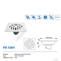 FLOOR DRAIN | FLOOR DRAIN SUS 304 DEKKSON FD 1201  SSS