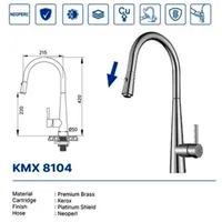 KITCHEN MIXER | KITCHEN MIXER DEKKSON KMX 8104  CP