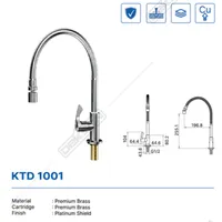 KITCHEN TAP DECK | KITCHEN TAP DECK DEKKSON KTD 1001  CP