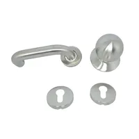 LEVER HANDLE TUBE ROSES ( LHTR ) | HANDLE DEKKSON LHTR 0016 22MM LEFT+KNOB SSS