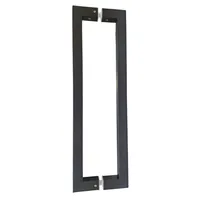 PULL HANDLE HAMPTON PH SQ 501 25X25X475X450 MATT BLACK