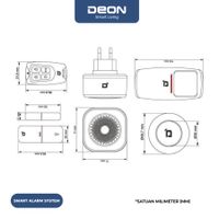 SMART SECURITY | DEON SMART ALARM SYSTEM WHITE