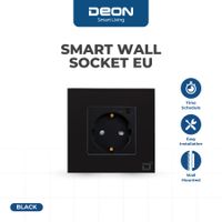 DEON SMART WALL SOCKET EU BLACK