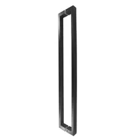 PULL HANDLE | PULL HANDLE DEKKSON DELUXE SQ PH 801 40X20X1020X1000 MATT BLACK