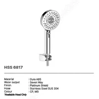 HAND SHOWER | HAND SHOWER SET DEKKSON HSS 6817 CP