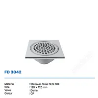 FLOOR DRAIN SUS 304 DEKKSON FD 3042 PSS