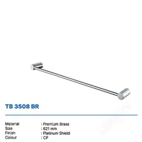 Towel Bar | TOWEL BAR SINGLE DEKKSON TB 3508 BR GM