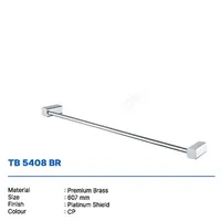 Towel Bar | TOWEL BAR SINGLE DEKKSON TB 5408 BR GM