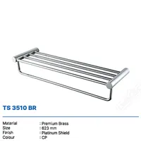 Towel Shelf | TOWEL SHELF DEKKSON TS 3510 BR GM