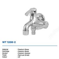 Wall Tap | WALL TAP 2 OUT DEKKSON WT 1206-2 GM