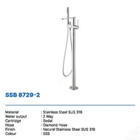 SHOWER SET BATHTUB | SHOWER SET BATHTUB 2 FUNCTION SUS 316 DEKKSON SSB 8729-2 MB PVD