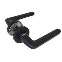 LEVER HANDLE ROSES ( LHR ) | HANDLE DEKKSON LHR 10852 AL MATT BLACK