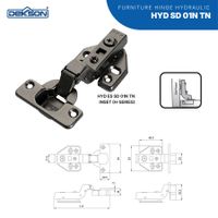 ENGSEL SENDOK | HINGE DEKKSON H SERIES HYD ES SD 01N INSET TN