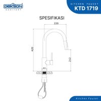 KITCHEN TAP DECK | KITCHEN TAP DECK DEKKSON KTD 1719 SSS