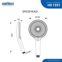 HAND SHOWER | HAND SHOWER DEKKSON HS 1351  CP