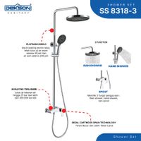 SHOWER SET | SHOWER SET 3 FUNCTION DEKKSON SS 8318-3  CP
