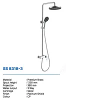 SHOWER SET | SHOWER SET 3 FUNCTION DEKKSON SS 8318-3  CP