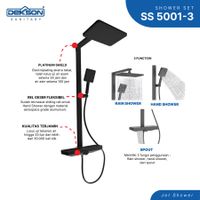 SHOWER SET | SHOWER SET 3 FUNCTION DEKKSON SS 5001-3 MB