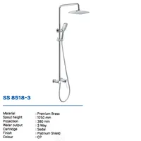 SHOWER SET | SHOWER SET 3 FUNCTION DEKKSON SS 8518-3  CP