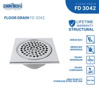 FLOOR DRAIN | FLOOR DRAIN SUS 304 DEKKSON FD 3042 PSS