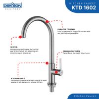 KITCHEN TAP DECK | KITCHEN TAP DECK DEKKSON KTD 1602  CP