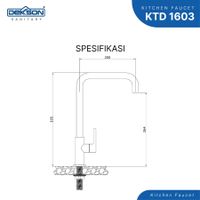 KITCHEN TAP DECK | KITCHEN TAP DECK DEKKSON KTD 1603  MB