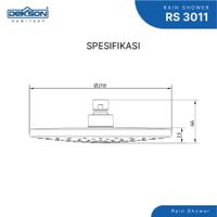RAIN SHOWER | RAIN SHOWER DEKKSON RS 3011 MB
