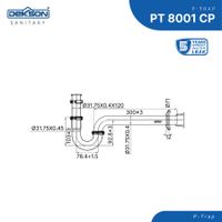 P-TRAP | P-TRAP DEKKSON PT 8001 MB