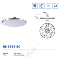 RAIN SHOWER | RAIN SHOWER DEKKSON RS 3555SC  CP