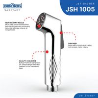 JET SHOWER HEAD | JET SHOWER HEAD DEKKSON JSH 1005SC MB