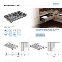 KITCHEN BASKET BOX | KITCHEN BASKET BOX DEKKSON KDB AL BB3308 800MM GREY