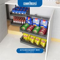 KITCHEN BASKET BOX | KITCHEN BASKET BOX DEKKSON KDB AL BB5114 900MM-1000MM GREY (2)