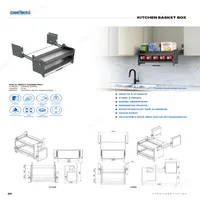 KITCHEN BASKET BOX | KITCHEN BASKET BOX DEKKSON PDB AL BB6317 600MM GREY