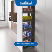 KITCHEN BASKET BOX | KITCHEN BASKET BOX DEKKSON POP AL BB7640 400MM GREY (3)