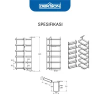 KITCHEN BASKET BOX | KITCHEN BASKET BOX DEKKSON POP AL BB7660 600MM GREY (2)