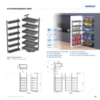 KITCHEN BASKET BOX | KITCHEN BASKET BOX DEKKSON POP AL BB7660 600MM GREY (2)